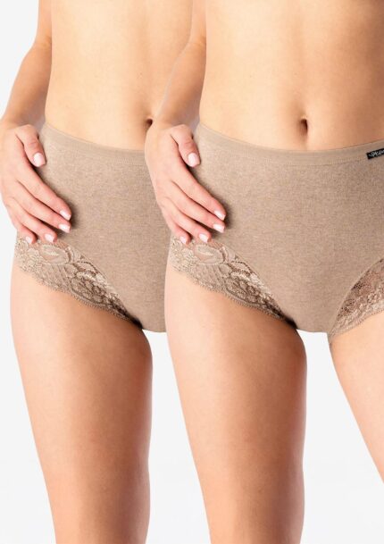 Figi damskie z grubej bawełny (2pack) wyższy stan LPF 729 Hot Touch Key